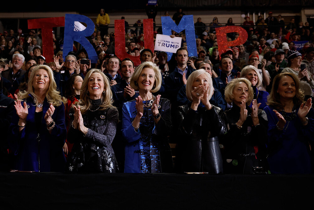 Donald Trump Holds Campaign Rally In Manchester, NH Donald Trump Holds Campaign Rally In Manchester, NH
